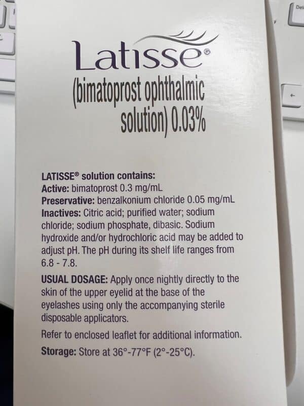 Latisse bimatoprost ophthalmic solution 5m - Image 2