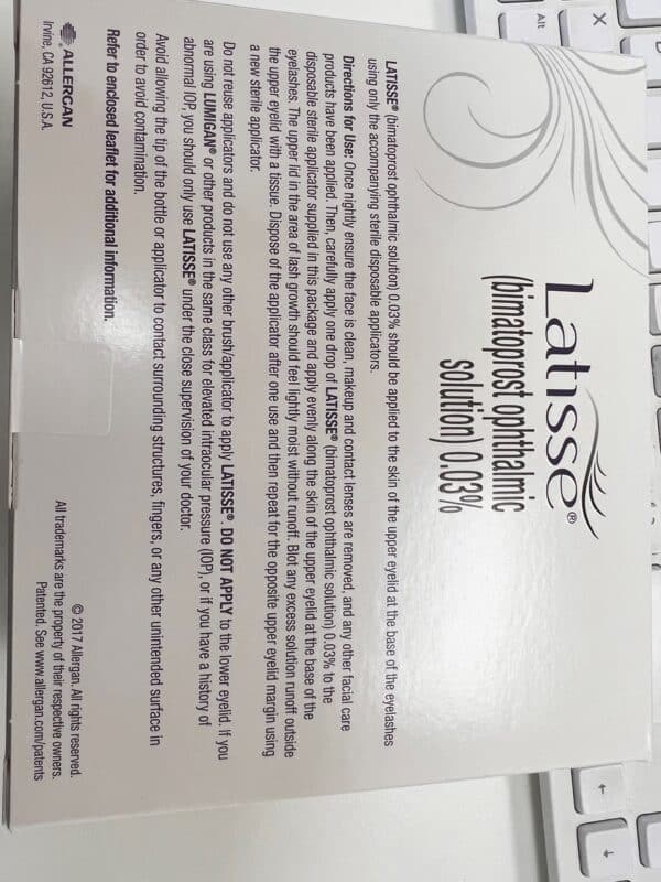 Latisse bimatoprost ophthalmic solution 5m - Image 3